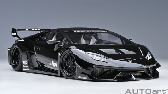 Autoart Liberty Walk LB Silhouette Lamborghini Huracan GT (Black) DieCast Car Model 1/18 79129