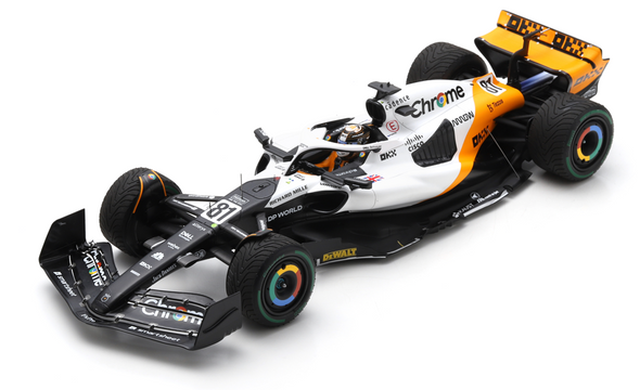 Spark Models Oracle McLaren MCL60 No.81 Oscar Piastri 10th Monaco GP 2023  1/18 Scale Model Car 18S899