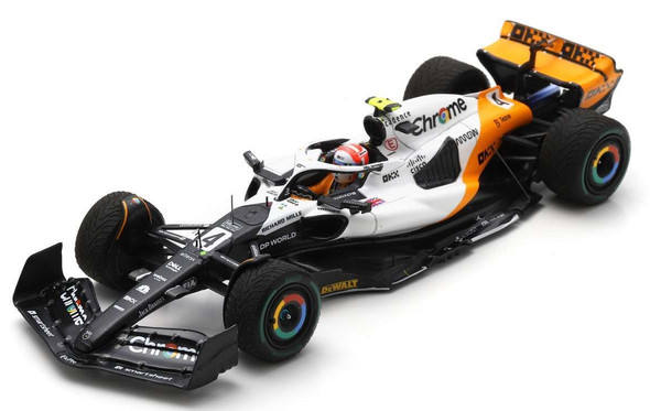 Spark Models McLaren MCL60 No.4 McLaren 9th Monaco GP 2023 Lando Norris 1/43 Model Car S8583