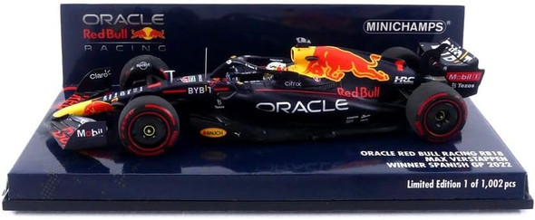 Minichamps Red Bull RB18 1 Max Verstappen F1 Winner Emilie Romagne 2022 1/43 417220401