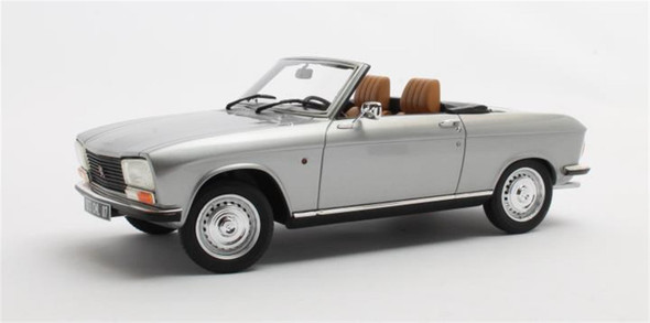 Cult Models Peugeot 304 Cabrio 1973 Silver Metallic 1/18 CUL CML013-4