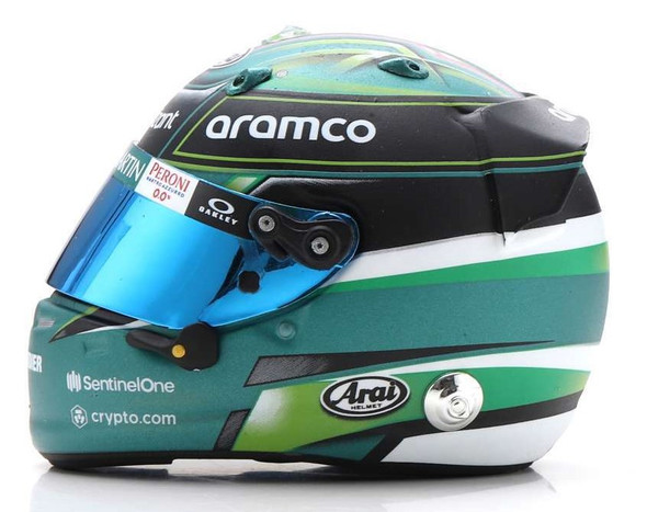 Spark Models Aston Martin Aramco Cognizant F1 Team - Jessica Hawkins - Debut F1 Test 2023 - Helmet 1/5 5HF133