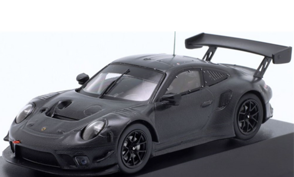 IXO Porsche 911 GT3 R Plain Body Version 2019 Matt Black 1/43 Scale Model Car LEGT43047B