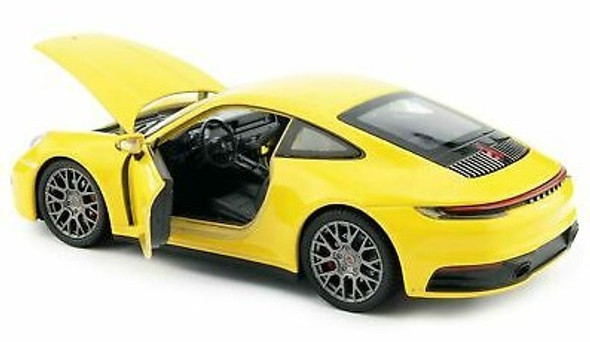 Welly Porsche 911 Carrera 4S Yellow 1/24 Scale model Car 24099Y