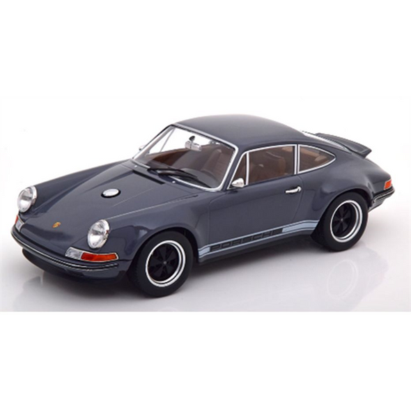 KK Scale  Porsche Singer 911 Coupe Grey 1/18 Scale Model Car DC180442