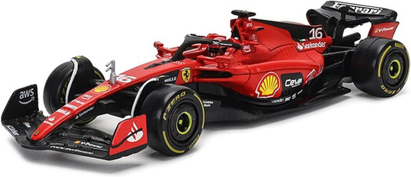 Bburago F1 2023 Ferrari SF-23 With Driver Figure Leclerc 1/24 Model Car B18-26809