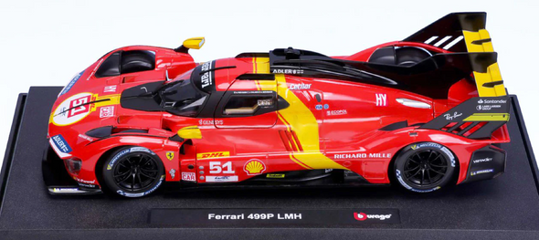 Bburago Ferrari Racing Kit 499P Le Mans Hypercar (#51) 1/24 B18-26582