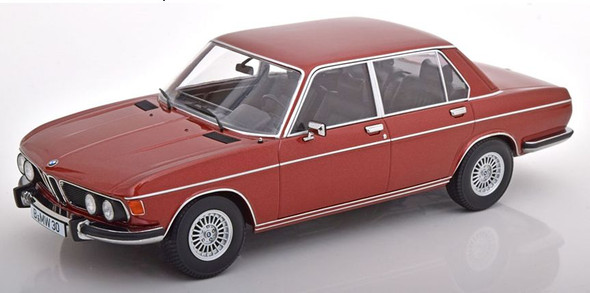 KK Scale BMW 3.0S E3 2 Series 1971 Red Brown Metallic 1/18 KKS DC180402