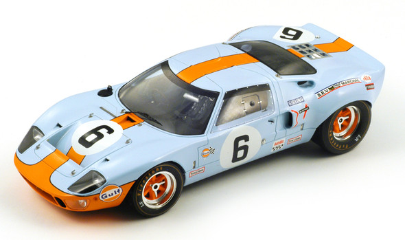 Spark Model Ford GT 40 No.6 Winner 24H Le Mans 1969 Jacky Ickx - Jackie Oliver 1/18 18LM69