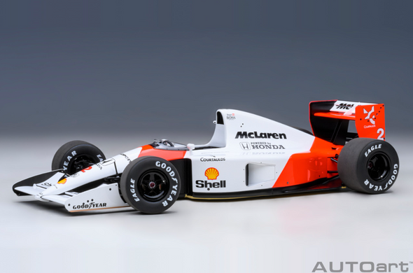 AutoArt McLAREN Honda MP4/6 1991 G.Berger#2 (with McLaren Logo) JAPANESE GP 1/18 89151