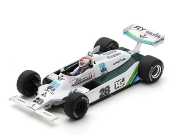 Spark Model Williams FW07 No.28 Winner British GP 1979 - Clay Regazzoni 1/18  18S735