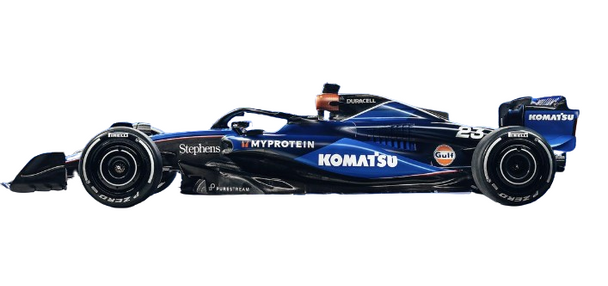 Spark Models Williams Racing FW46 No.2 2024- Logan Sargeant 1/64 Model Car Y376