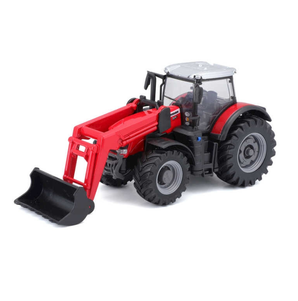 Bburago 10Cm Massey Fergusson 8740S Tractor With Front Loader B18-31633