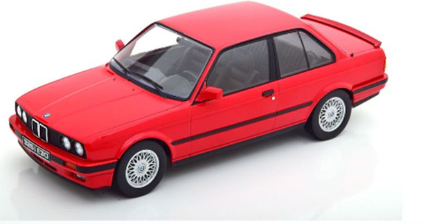 KK Scale BMW 325i E30 M-Package 1 1987 Red 1/18 Scale Model Car 180742