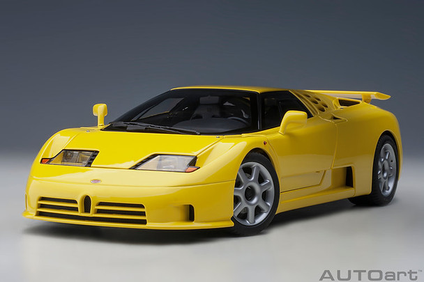 AutoArt 1992 Bugatti EB 110 SS (yellow/giallo bugatti) 1/18 70918