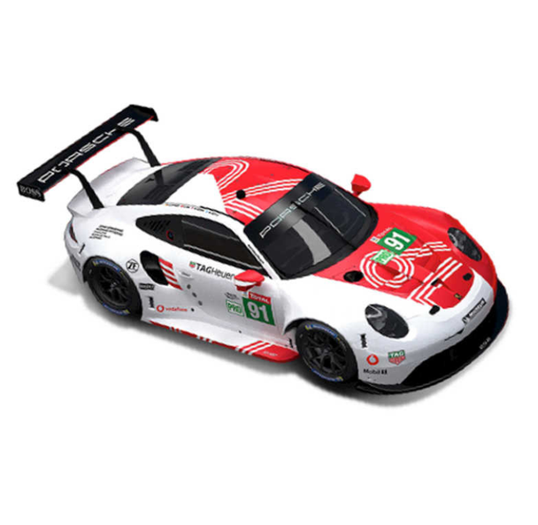 Bburago Porsche 911 RSR Lemans 2020 1/24 Model Car B18-28016