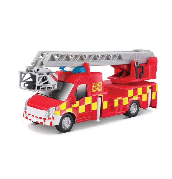 Bburago Municipal Vehicles Fire Truck With Turntable Ladder B18-32267