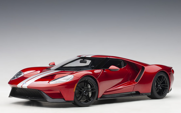 AutoArt 2017 Ford GT (liquid red) 1/18 Toy Model Car 72943