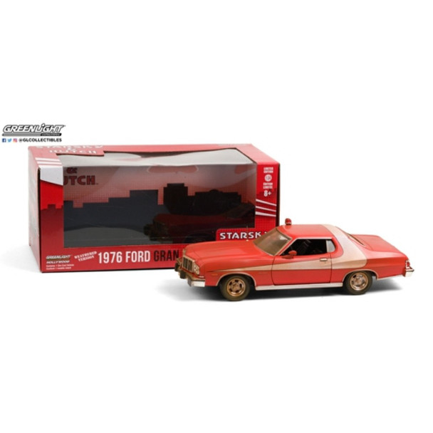 Greenlight  1976 Ford Gran Torino (Weathered Version) Starsky And Hutch (1975-79 Tv Series)	1/24 Gl84121