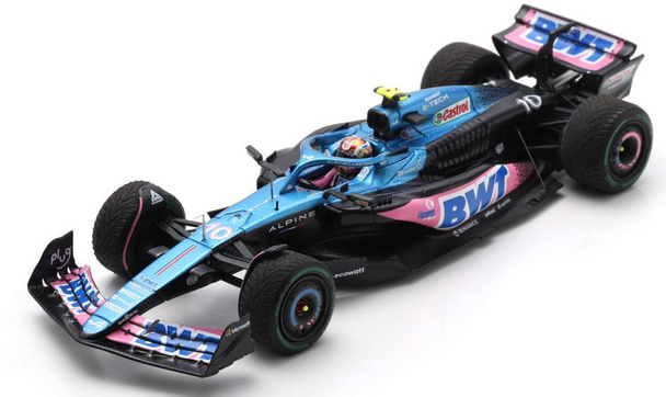 Spark Models Alpine A523 2023 No.10 BWT Alpine Pierre Gasly Team 1/43