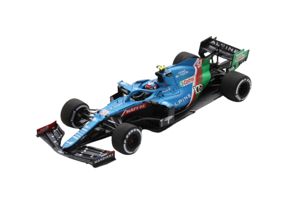 Spark Alpine A521 - 4th Saudi Arabian GP 2021 Esteban Ocon 1/43 Scale Model S7852