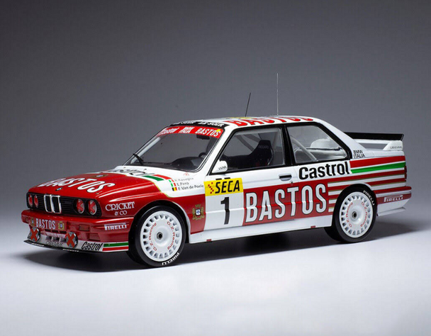 IXO BMW M3 (E30) #124h Spa 1991 R.Ravaglia/ E.Pirro/E.van de Poele 1/18 Scale Model Car 18RMC081A