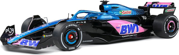 Solido Alpine A523 F1 BWT Blue Pierre Gasly Livery Presentation Version Diecast Model Car 1/18 1808805