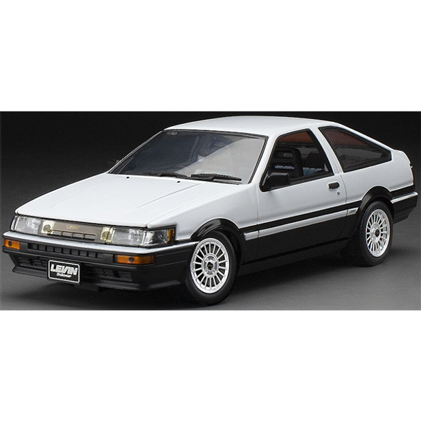 Sunstar Toyota Corolla Levin (AE86) White/Black 1985 1/24 Scale Model Car  51001