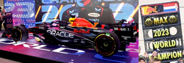 Spark Models Oracle Red Bull Racing RB19 No.1 Oracle Red Bull Racing 2nd Sprint Race Qatar GP 2023 Max Verstappen 1/43