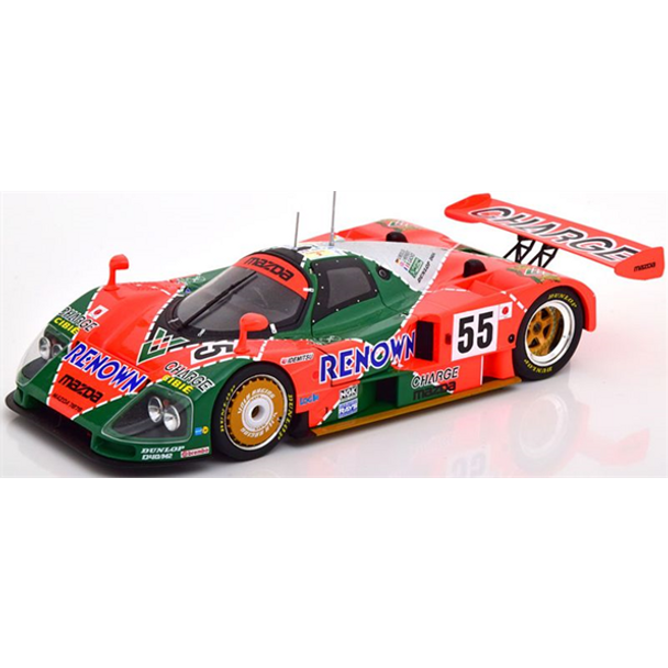 KK Scale Mazda 787B Winer Le Mans 1991 #55 1/18 Scale Model Car DC181331