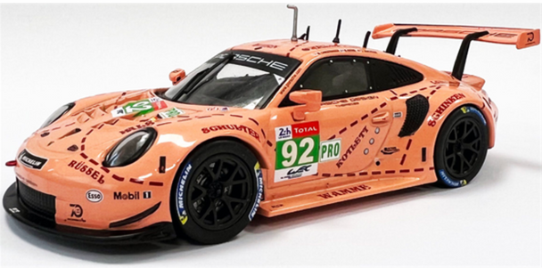 MAG Porsche 911 RSR 2018 Christensen/Estre/Vanthoor Le Mans Collection 1/43 Scale Model Car