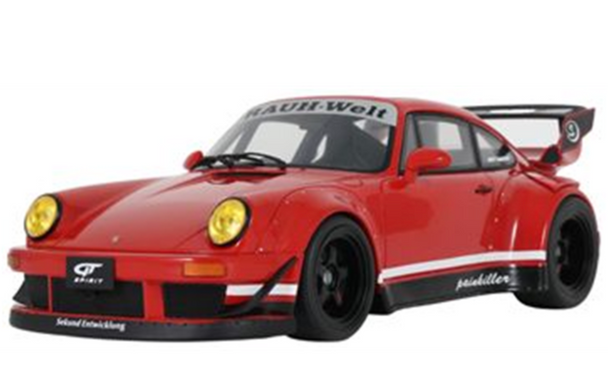 GT Spirit Porsche RWB Painkiller India Red 1/18 Scale Model Car