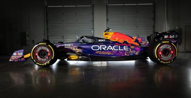 Spark Models Oracle Red Bull Racing RB19 No.1 Oracle Red Bull Racing Winner Las Vegas GP 2023 Max Verstappen 1/18 18S972