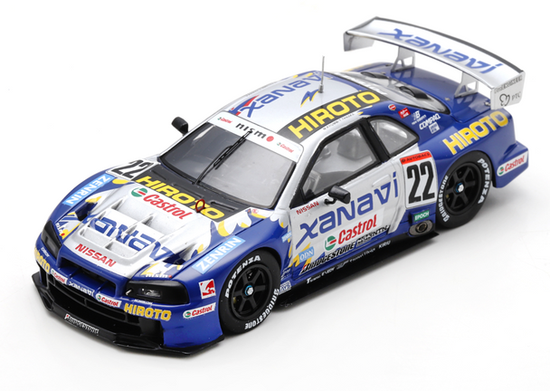 Spark Models XANAVI HIROTO Nissan Skyline GT-R (R34) No.22 - GT500 JGTC 2001 1/43