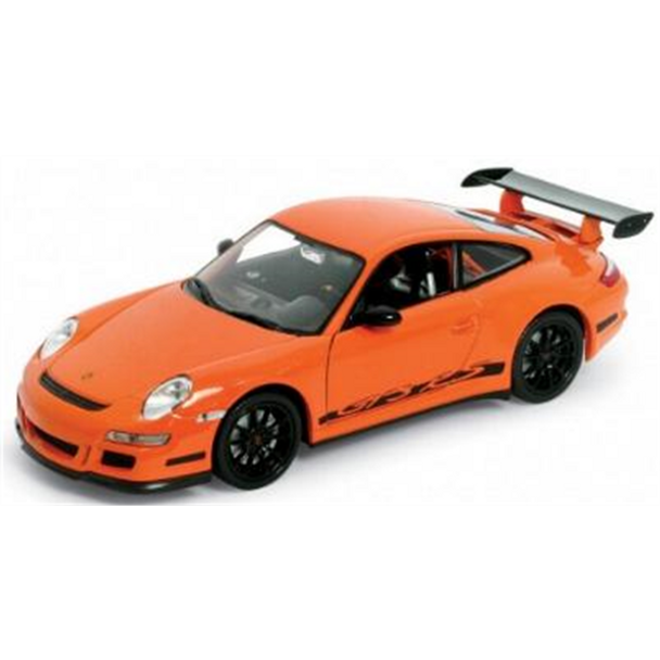 Welly Porsche 911 GT3 RS (997) - Orange 1/24 Scale Model Car 224950