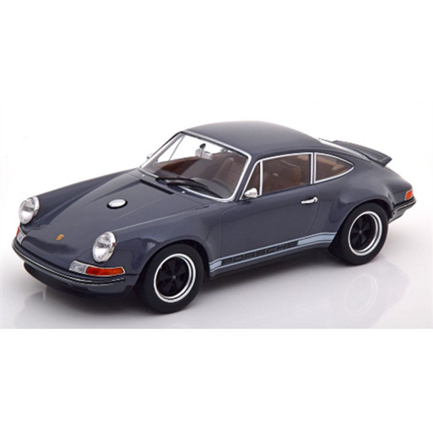 KK Scale  Porsche Singer 911 Coupe Grey 1/18 Scale Model Car DC180442