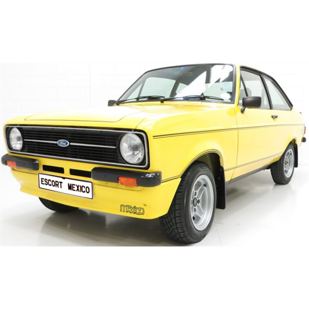 Sunstar Ford Escort MKII RS Mexico 1976 Signal Yellow (RHD) 1/18 Scale Model Car H4632R