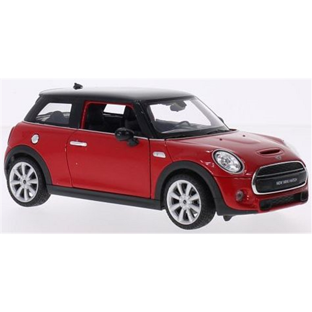 Welly BMW Mini Hatch - Red 1/24 Scale Model Car 24058R