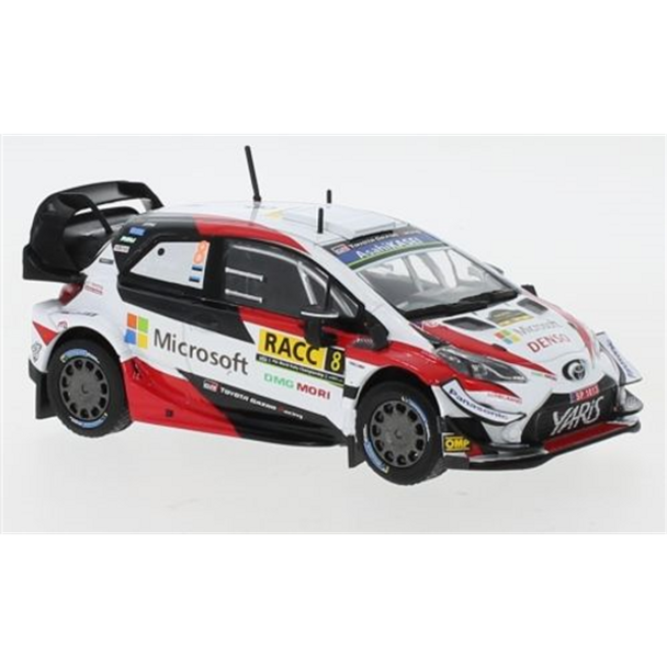 IXO Toyota Yaris WRC #8 WRC Rally Catalunya 2019 O.Tanak/M.Jarveoja 1/43 Scale Model Car RAM734