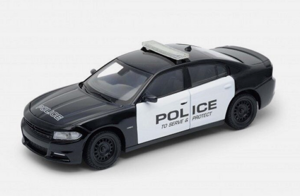 Welly Dodge Charger RT, Police Pursuit 1/24 Scale Model Car 24079POL