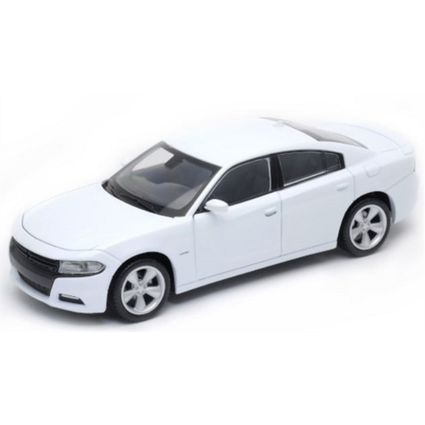 Welly Dodge Charger R/T White 2016 1/24 Scale Model Car 24097W