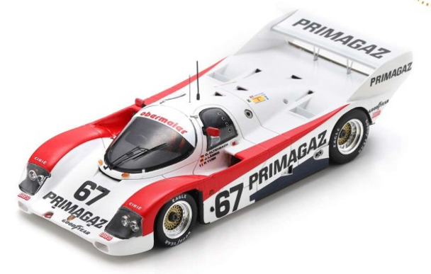 Spark Model Porsche 962 C #67 10th 24H Le Mans 1992 P. Yver/J. Lassig/O. Altenbach 1/43 S9892