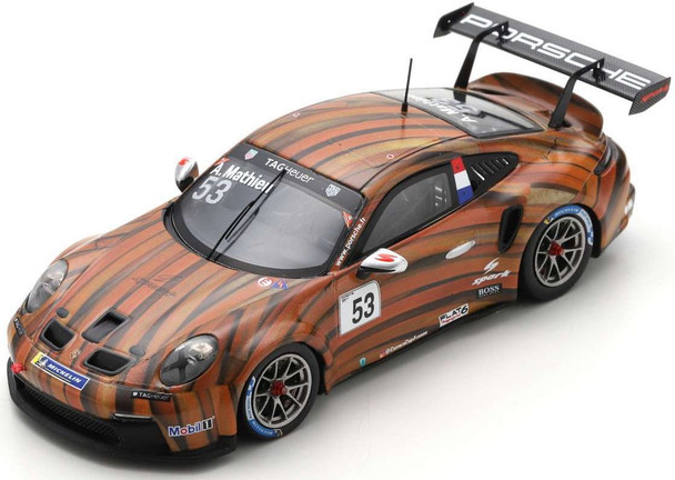 Spark Model Porsche 911 GT3 Cup #53 Carrera Cup France Paul Ricard 2021 A.Mathieu 1/43 SF259