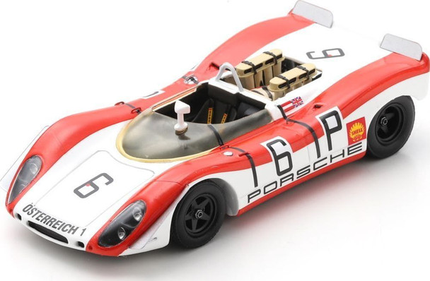 Spark Model Porsche 908-2 #6 4th 1000Km Nurburgring 1969 Lins/Attwood 1/43 SG826