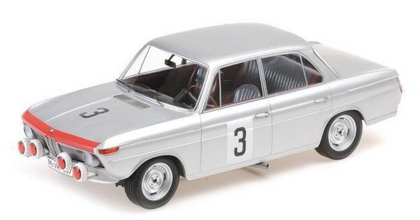 Minichamps BMW 1800 TISA BMW Glemser/ICKX Spa 24 Hours 1965 1/18 MIN 155 652903