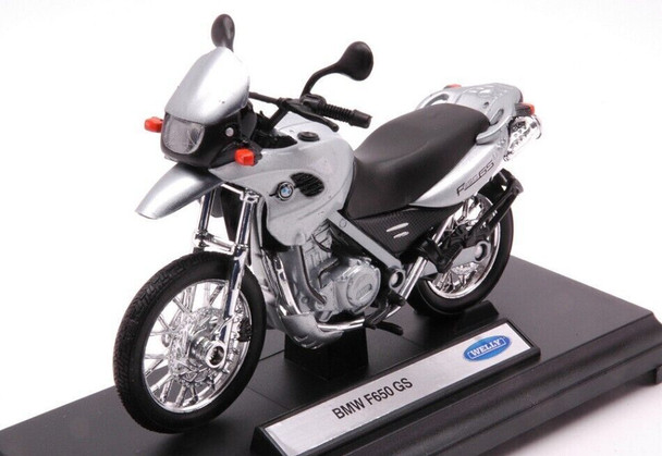 Welly BMW F650 GS, silver 1/18 WEL 12146