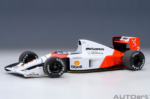 AutoArt McLaren Honda MP4/6 1991 G.Berger#2 (with McLaren Logo) JAPANESE GP 1/18 89151