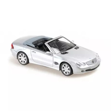 Maxichamps Mercedes- Benz SL-Class 2001 Silver 1/43 Model Car 940031030