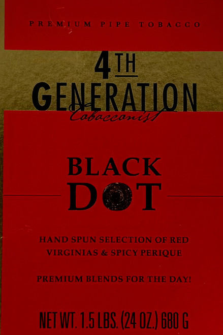 Erik Stokkebye 4th Generation Black Dot Pipe Tobacco