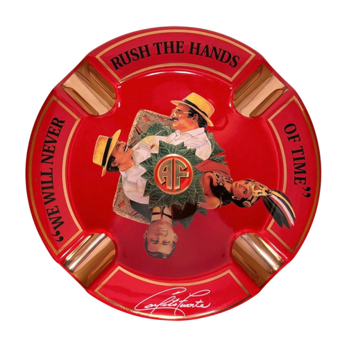 Arturo Fuente Ceramic Hands of Time Ashtray Red